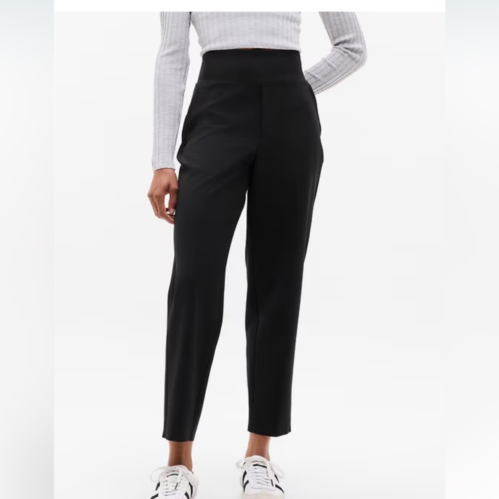 Athleta Women’s Endless High Rise Pants in Black Size 10 - Picture 2 of 10